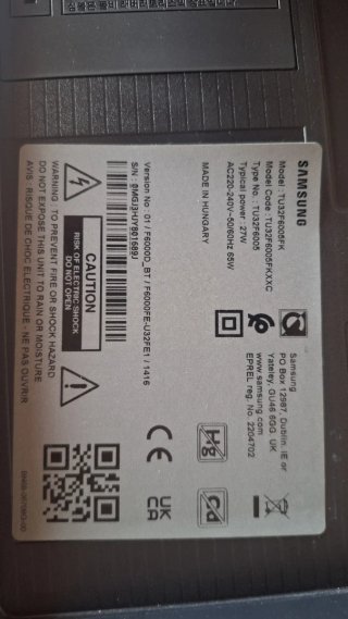 Samsung TV 32 - 1 año de uso