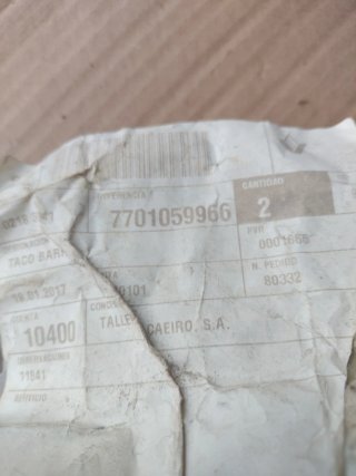 Goma Barra Estabilizadora Delantera Renault Clio