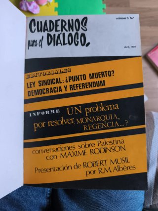 Revistas antiguas Políticas, Progresismo