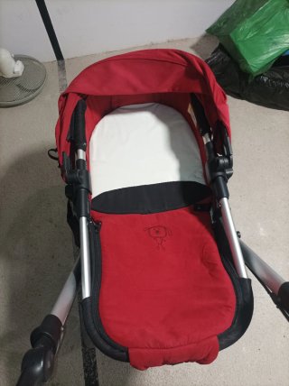 Silla de paseo Jané roja y negra