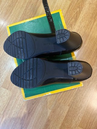 Zapatos Pitillos Piel y Charol Negros