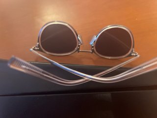 Gafas de Sol Christian Dior Plata y Azul