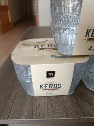 Vasos de cristal Keros La Mediterránea (4 uds)