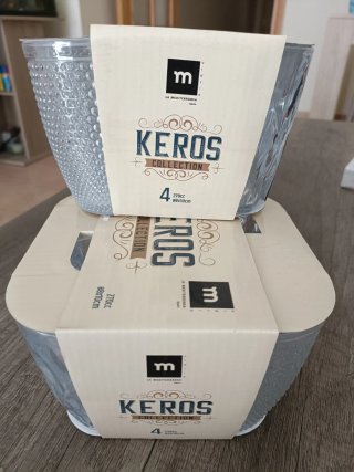 Vasos de cristal Keros La Mediterránea (4 uds)