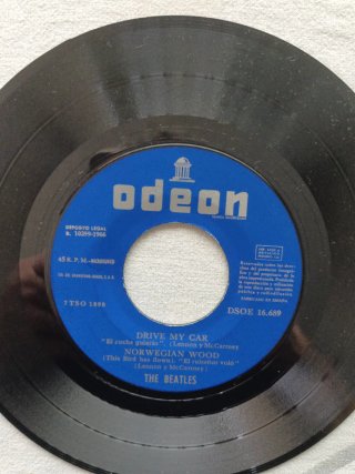 Vinilo Beatles single. Dry e my Car +3 canciones.