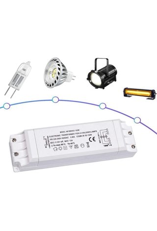 Transformador Electrónico Yafido 230V a 12V