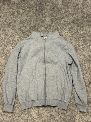 Chaqueta Lacoste Gris Cremallera