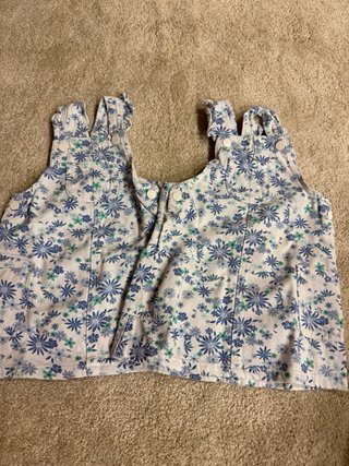 Lote 2 Petos/Vestidos Niña Estampado Floral