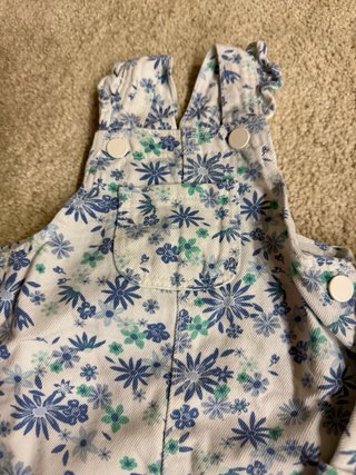 Lote 2 Petos/Vestidos Niña Estampado Floral