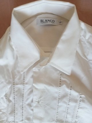 Camicetta bianca con strass