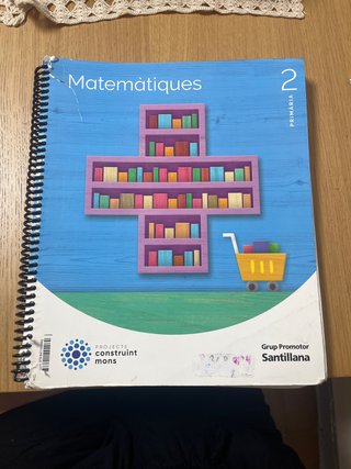 Libro Matemáticas Primaria 2 Santillana