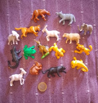 Lote figuras animales Kinder Sorpresa