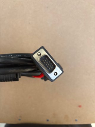 Cable VGA Macho-Macho 2m Negro