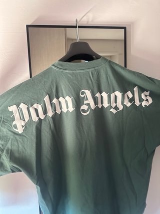 T-shirt Palm Angels verde taglia S