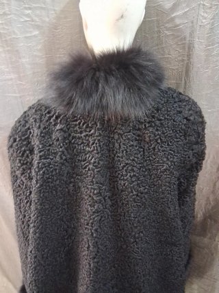 Cappotto Astrakan donna  Taglia 52 ,XXL italiana
