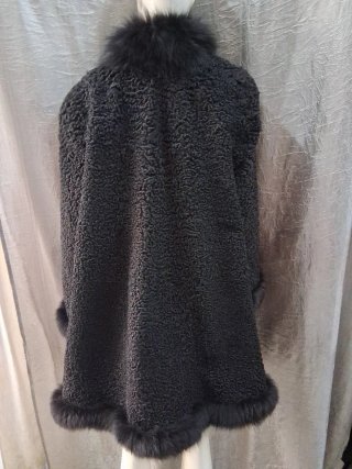 Cappotto Astrakan donna  Taglia 52 ,XXL italiana