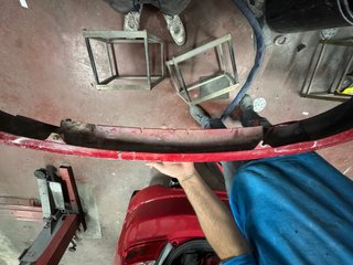 Lip delantero accidentado, honda civic EP2