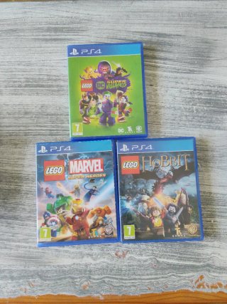Pack 3 Juegos LEGO PS4: Marvel, Hobbit, DC