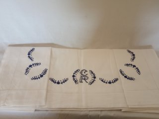 Juego Sábanas Antiguas Bordadas CR