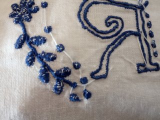 Juego Sábanas Antiguas Bordadas CR