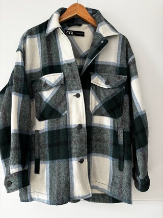 Sobrecamisa cuadros Zara