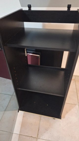 Mueble de música cristal y metalVENTA DE TODOjunto