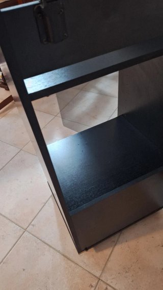 Mueble de música cristal y metalVENTA DE TODOjunto