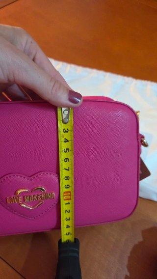 Bolso Love Moschino Rosa y Dorado