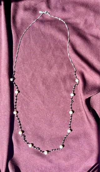 Conjunto DURÁN EXQUSE Plata Perlas y Ónix