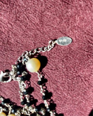 Conjunto DURÁN EXQUSE Plata Perlas y Ónix
