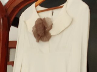 Vestido de Novia Hecho a Mano Talla 40