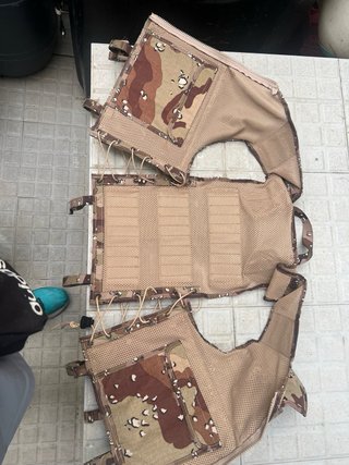 Chaleco táctico desierto talla única