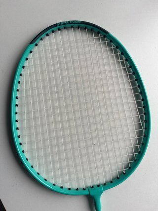 Raqueta de bádminton color turquesa