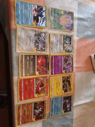 Cartas Pokémon 25 Aniversario (Pikachu, Dialga, Ze