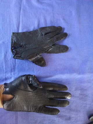 Guantes de piel de mujer