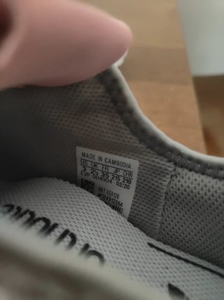 Zapatillas Adidas Gris y Rosa Talla 35
