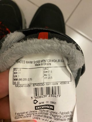 Botas de montaña para niño