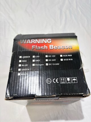 Baliza LED ámbar giratoria R65