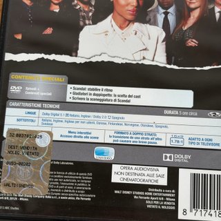 Scandal Stagione 1 Completa DVD