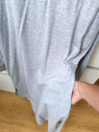 Vestido Lacoste Gris Manga Larga