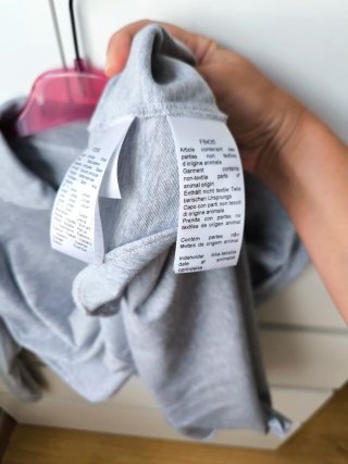 Vestido Lacoste Gris Manga Larga