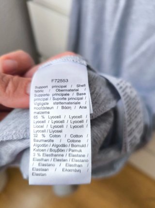 Vestido Lacoste Gris Manga Larga