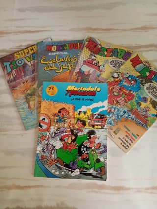 MORTADELO Y FILEMÓN &SUPER TIO VIVO (5 EJEMPLARES)