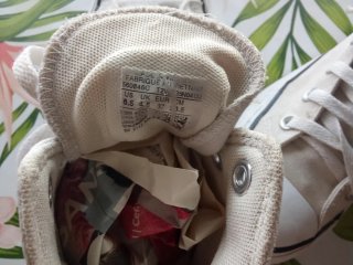 Converse All Star plataforma beige