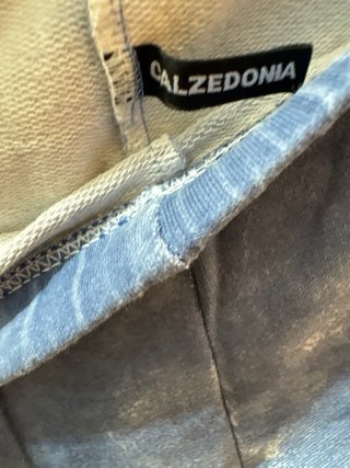 Leggings Calzedonia Azules Efecto Desgastado