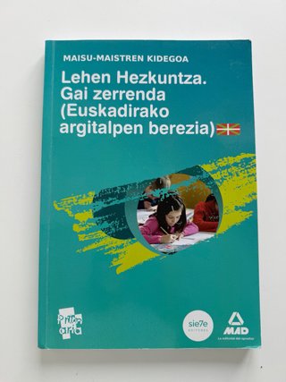 Lehen hezkuntzako gai zerrenda.