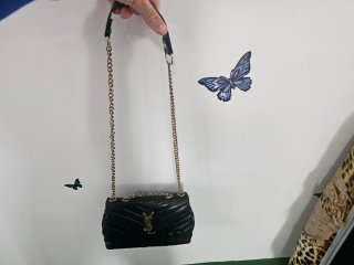 Borsa Yves Saint Laurent Nero Dorato