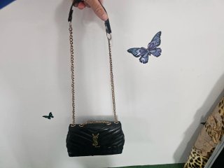 Borsa Yves Saint Laurent Nero Dorato
