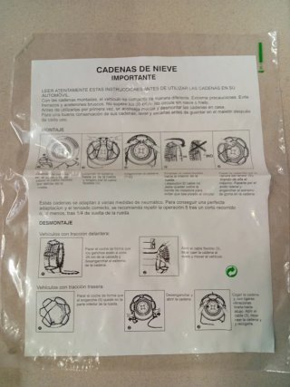 Cadenas de nieve para coche