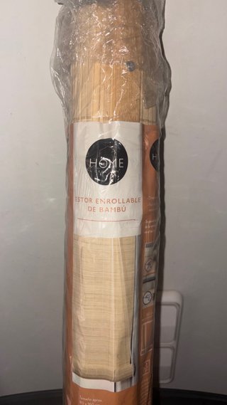 Estor enrollable de bambú HOME 80x160 cm